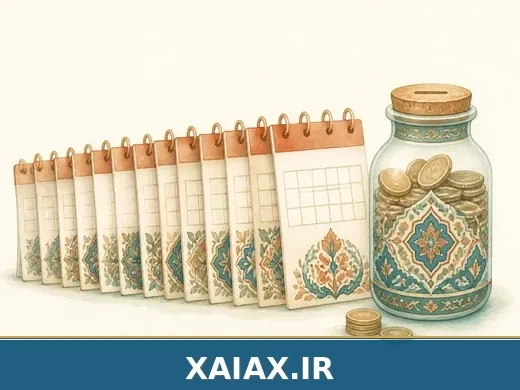 محاسبه ذخیره اضطراری — تصویر داخل متن زایاکس